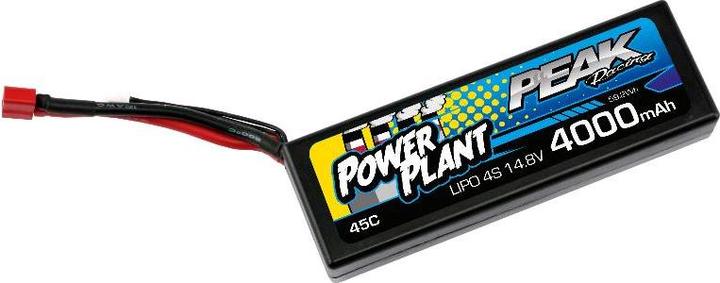 Image du produit Peak Power Plant Lipo 4000 14.8 V 45C (Black case, Deans Plug) 12AWG (14.80 V, 4000 mAh)