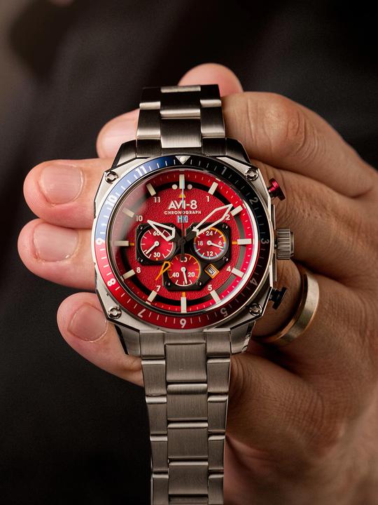 Produktbild AVI-8 AV-4100-22 Hawker Hunter Dual Time (Chronograph)