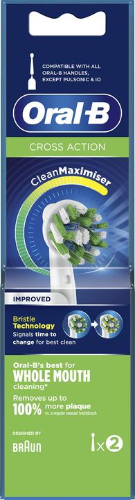 Produktbild Oral-B CrossAction 80338434 Elektrischer Zahnbürstenkopf (e) (2 x)