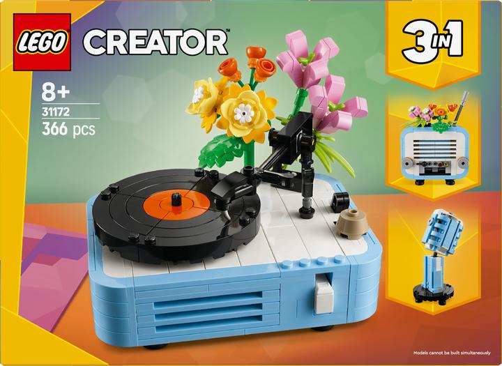 Produktbild LEGO Plattenspieler mit Blumen (31172, LEGO Creator Expert)
