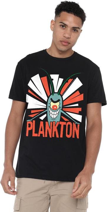 Immagine prodotto Spongebob Squarepants Maglietta Plankton Uomo (L)