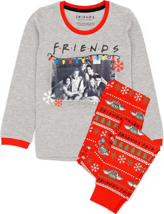 Produktbild Friends Schlafanzug Mädchen weihnachtliches Design (152)