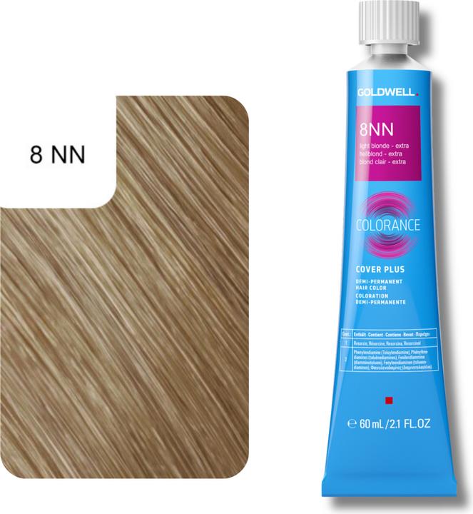 Image du produit Goldwell Colorance Tube Demi-Permanente (8NNN Blond clair Extra)