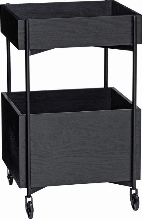 Hübsch Fresh Trolley Black