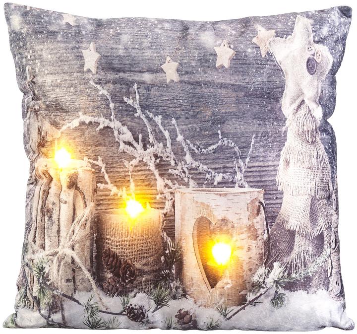 Produktbild Infactory Deko-Kissen mit Winter-Motiv (45 x 45 x 15 cm)