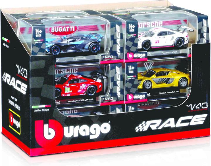 Produktbild Burago 925726.006 - Bburago ALFA ROMEO GTA RACE LIVERY - 1:43 Race