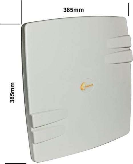 Actual product image Allnet Flat Patch Antenna 385 N Type 15dBi Network Antenna (Wi-Fi)
