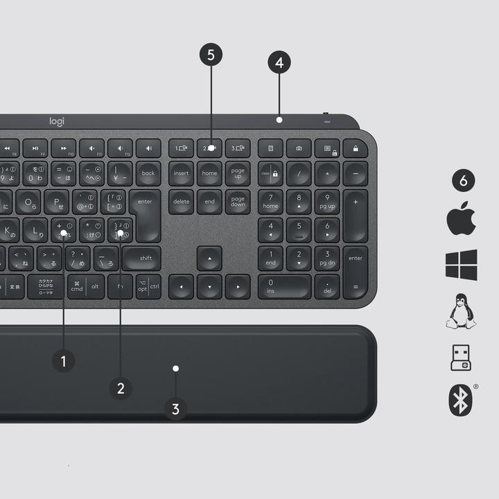 Productafbeelding Logitech MX Keys Plus (NL, Draadloze)