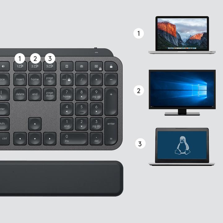 Productafbeelding Logitech MX Keys Plus (NL, Draadloze)