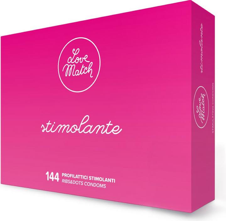 Productafbeelding Love Match Stimolante - Ribbels en Stippen - 144 pakje (144 Pcs.)