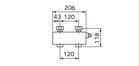 Produktbild Vaillant Hydraulische Weiche quer WH 27, 1