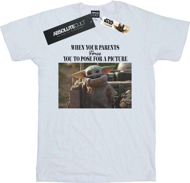 Actual product image Star Wars Mens The Mandalorian Force Picture T-Shirt (5XL)