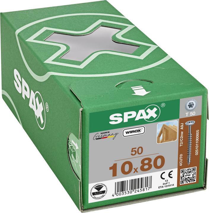 Image du produit Spax Vis pour construction en bois (50 Vis par pièce)