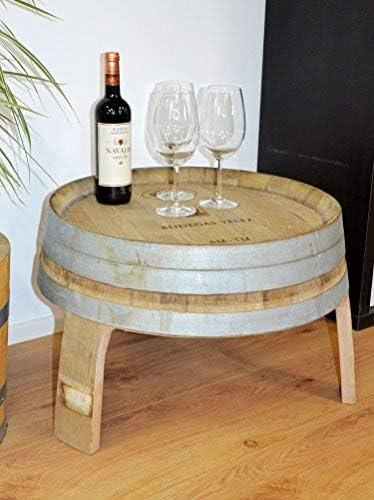 Produktbild Temesso Kleiner Tisch aus halbem Weinfass (56 x 56 x 40 cm)