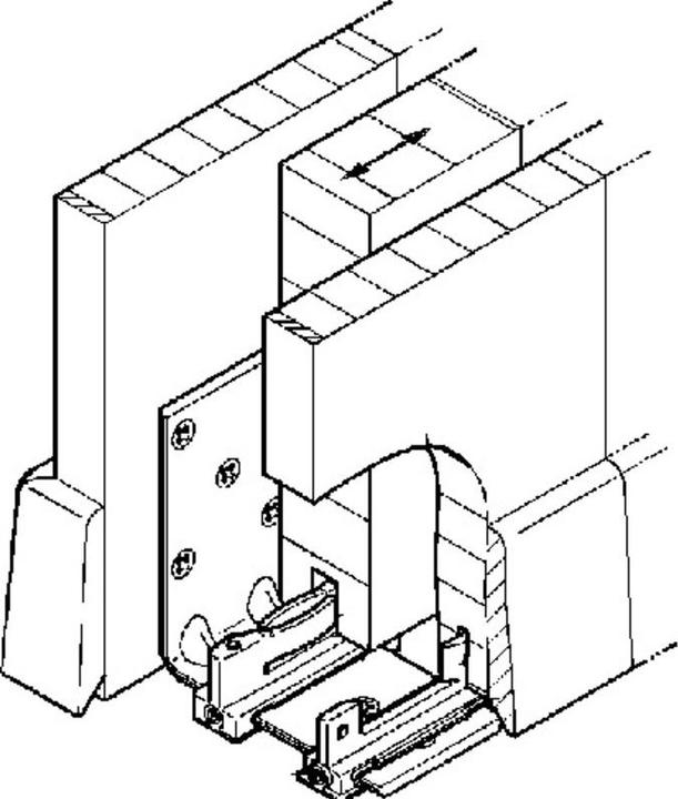 Immagine prodotto HAWA Guide a pavimento -Confort 120 per porte scorrevoli, doppie