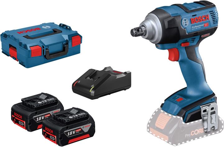 Actual product image Bosch Professional GDS 18V-300 Professional Set (Rechargeable battery operated)