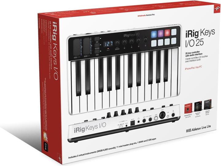 Image du produit IK Multimedia Contrôleur MIDI iRig Keys I/O (Clavier)