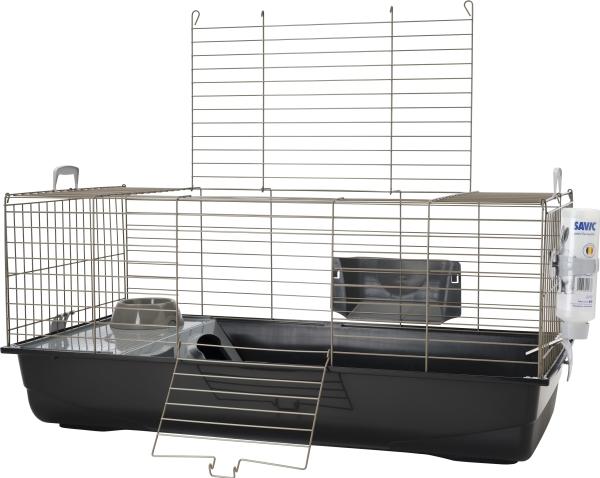 Actual product image Savic Happy Planet Nero 3 de luxe L:100 x W:50 x H:45 cm Grey/Black