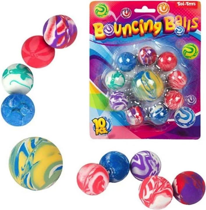 Immagine prodotto Toi-Toys Divertente biglia Flummis, 10 pezzi.