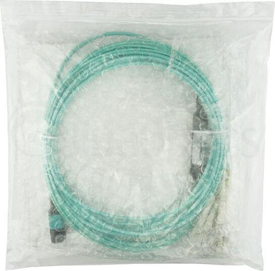 Produktbild BlueOptics MC6709309-007 kompatibles MPO-4xLC OM3 Patchkabel 7.5 Meter