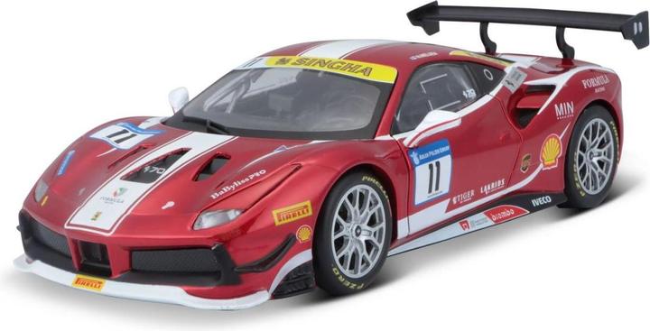 Produktbild Bburago Ferrari Racing Bausatz 488 Challenge 1/24 rot