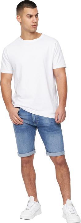 Actual product image Crosshatch Mens Tonwin Denim Embossed Shorts (34)