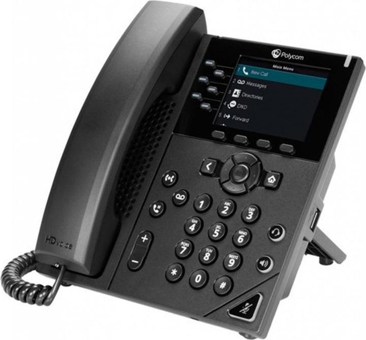 Produktbild Poly VVX 350 6-LINE BIZ-IP-PHONE DUAL 10/100/1000 ETHERNET-NO PSU
