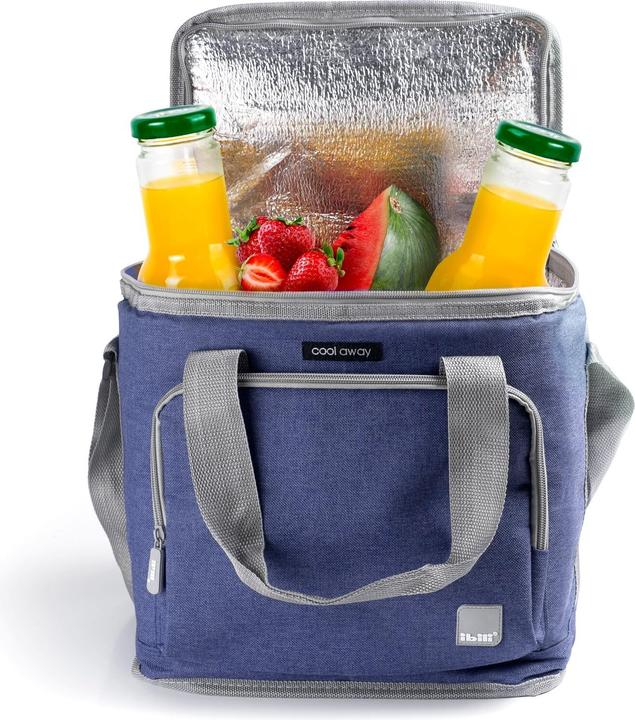 Image du produit Ibili Sac isotherme bleu 23x19x14 cm Idéal pour le transport des aliments (5 l)