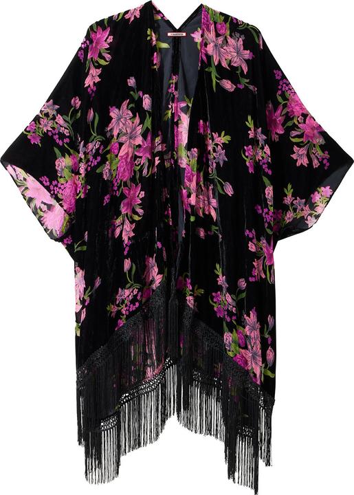 Immagine prodotto Joe Browns Dark Floral Fringe Kimono (Taglia unica)