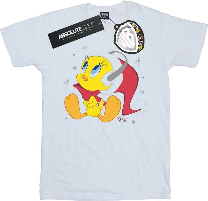 Actual product image Looney Tunes Mens Christmas Tweety T-Shirt (S)