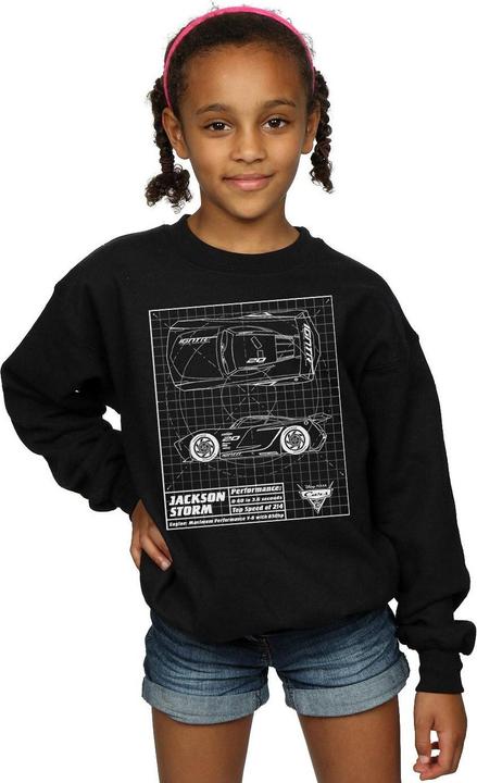 Image du produit Disney - Sweat CARS JACKSON STORM BLUEPRINT - Fille (128)