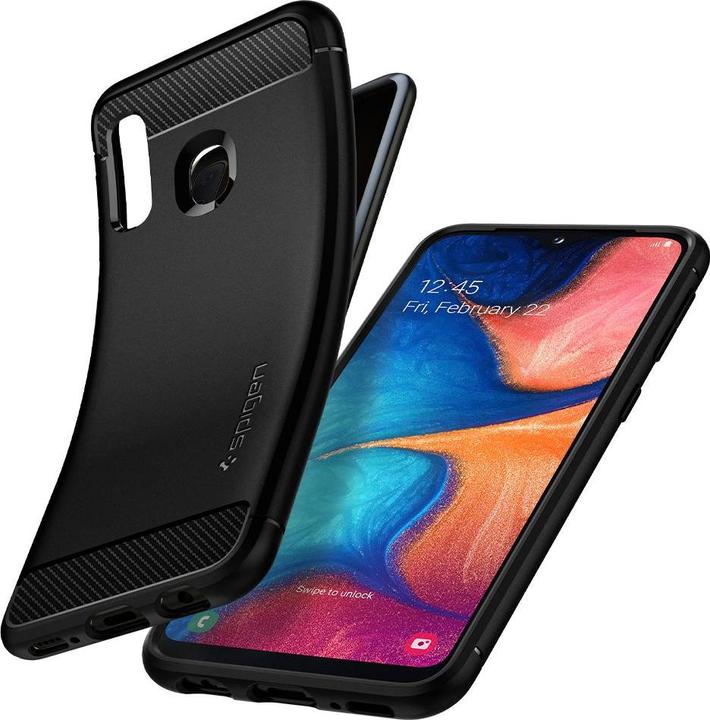 Actual product image Spigen Rugged Armor (Samsung Galaxy A20e)