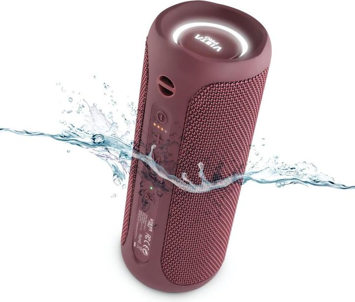 Produktbild Vieta Pro Vieta Dance Bluetooth Speaker - red (12 h, Akkubetrieb)