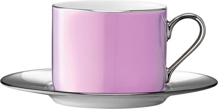 Produktbild LSA Palazzo Teetasse und UT 250ml - himbeere/platin (250 ml)