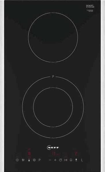 Actual product image Neff N 70, Domino hob, Electric, 30 cm, Black, With overlying frame, T13TDF9L8