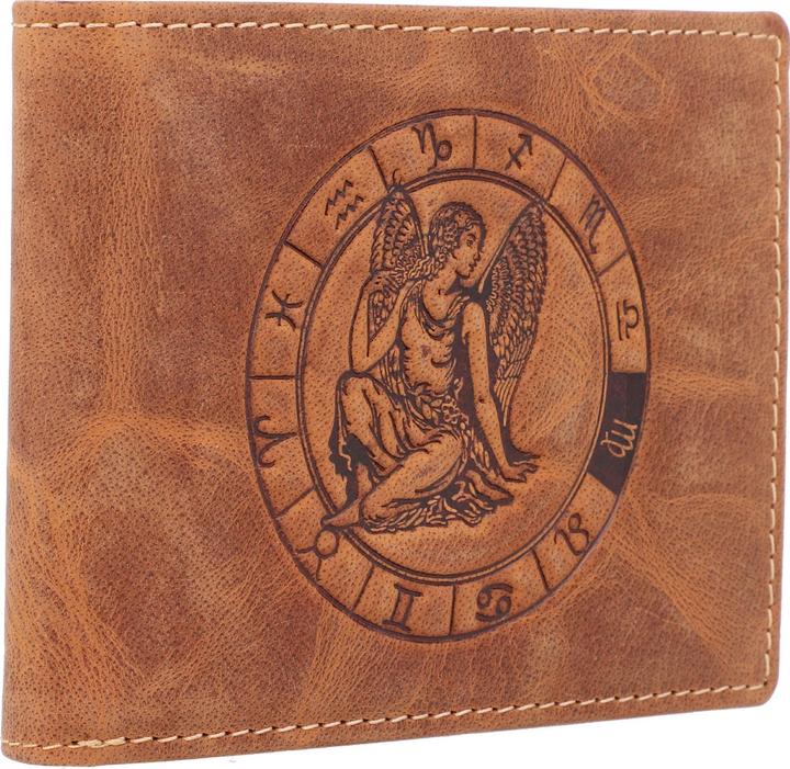 Produktbild Greenburry Vintage Sternzeichen Geldbörse Leder 12 cm