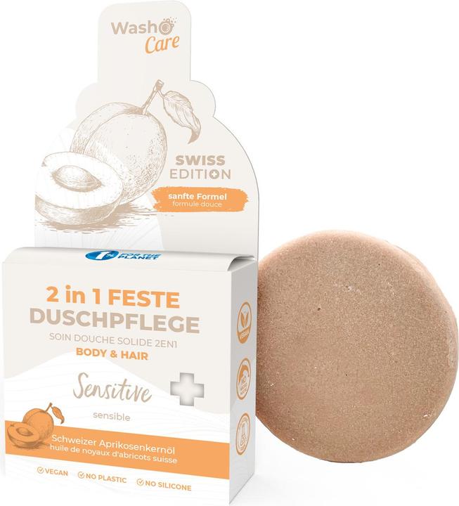 Produktbild Washo Swiss Edition 2in1 Body & Hair Sensitive (200 ml)