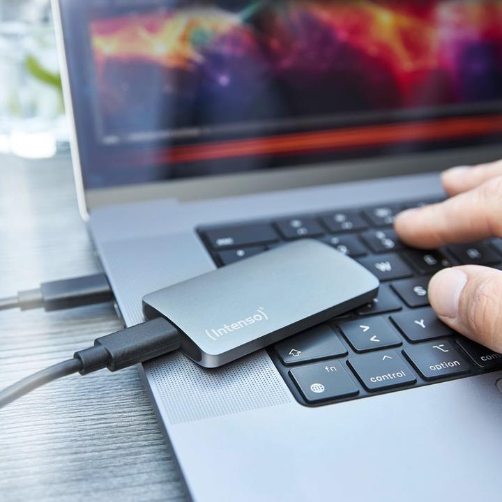 Actual product image Intenso SSD 2.0TB TX800 1.8" USB 3.2 Gen1 Anthracite (2000 GB)