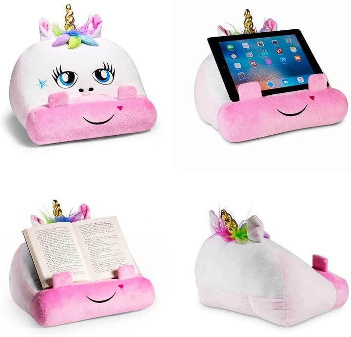 Actual product image Bookchair Bookmonster Unicorn - Reading Pillow for Books and Tablets