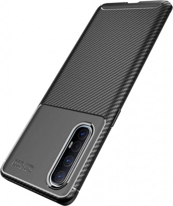 Actual product image Screenguard Oppo Find X2 Neo Hull Carbon Design TPU Case (Oppo Find X2 Neo)