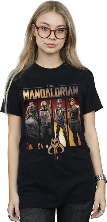 Image du produit Star Wars - T-shirt THE MANDALORIAN CHARACTER LINEUP - Femme (5XL)