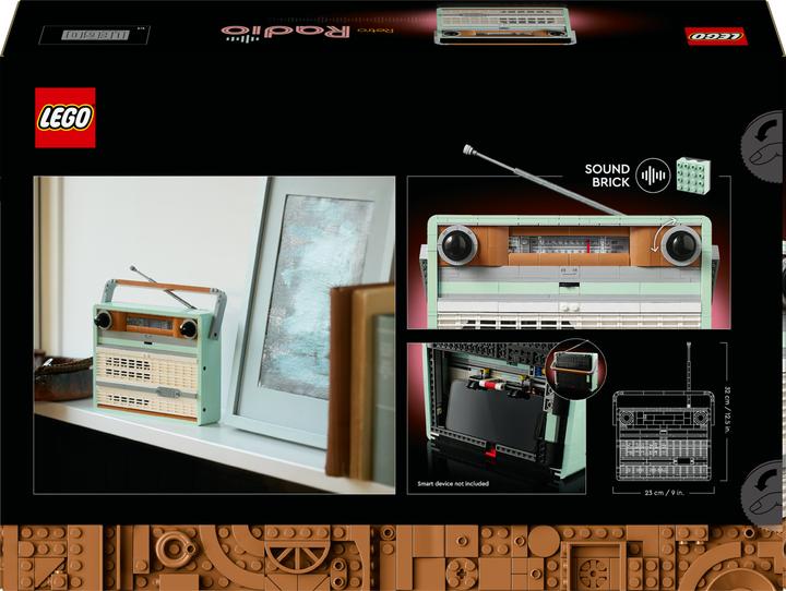 Actual product image LEGO Retro portable radio (10334, LEGO Icons, LEGO Rare Sets)
