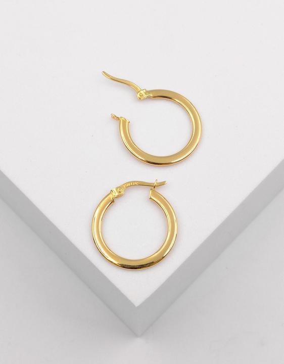 Produktbild Muau Creolen (750/18 K Gelbgold)