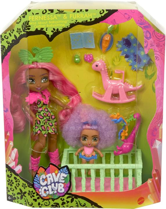 Image du produit Cave Club Coffret Baby Sitting Fernessa - Mini-poupée - 4 ans et +