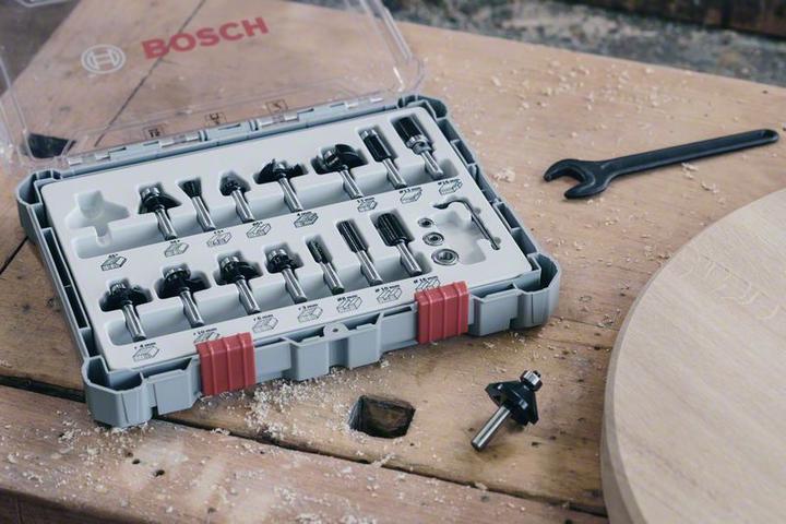 Immagine prodotto Bosch Professional Zubehör Set di frese per bordi. Attacco da 8 mm. 6 pezzi