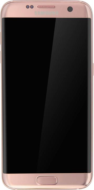 Actual product image Samsung Original LCD complete set Galaxy S7 Edge + touchscreen - pink (Display, Galaxy S7 Edge)