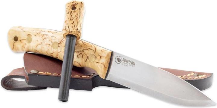 Immagine prodotto Casström No. 10 Coltello della foresta svedese in betulla con acciaio da fuoco (10 cm)