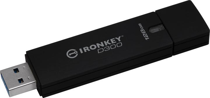 Image du produit Kingston IronKey D300 (128 Go, USB-A, USB 3.0)