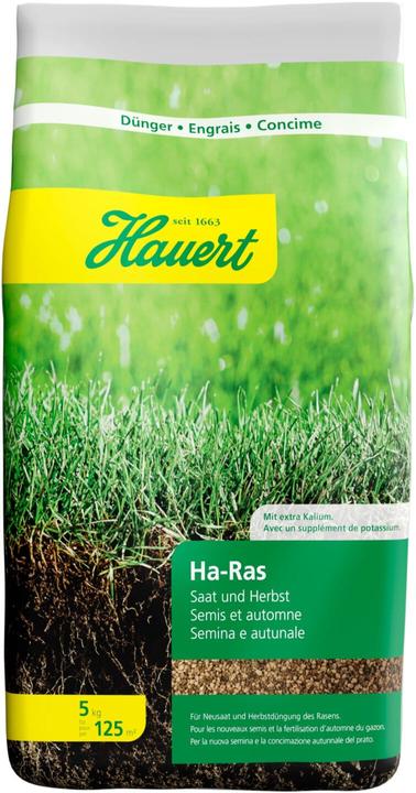 Hauert Ha-Ras seed and autumn fertilizer (5 kg, 5 l)