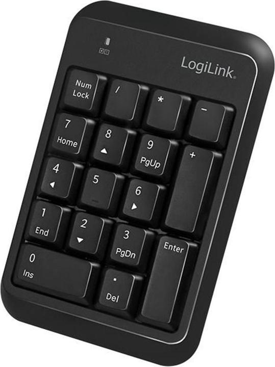 Actual product image LogiLink Keypad Bluetooth, with 17 keys, V5.1, black (Numeric keypad, Wireless)